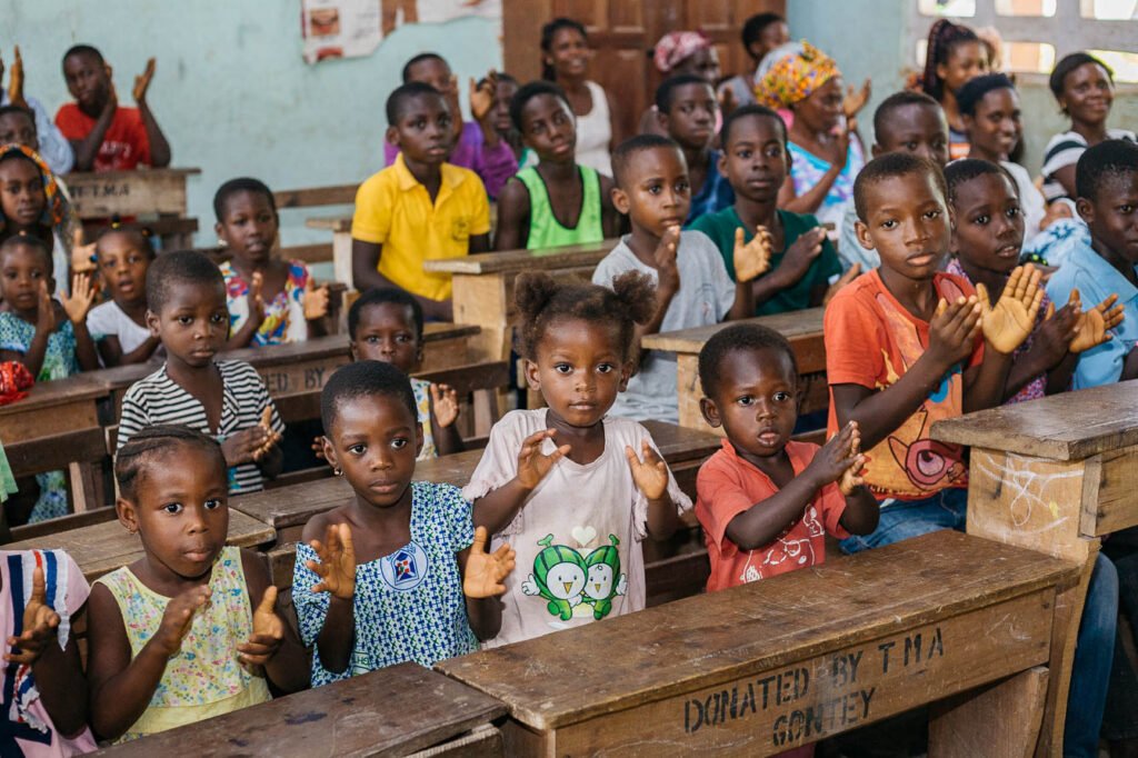Cute little Children in Gontey