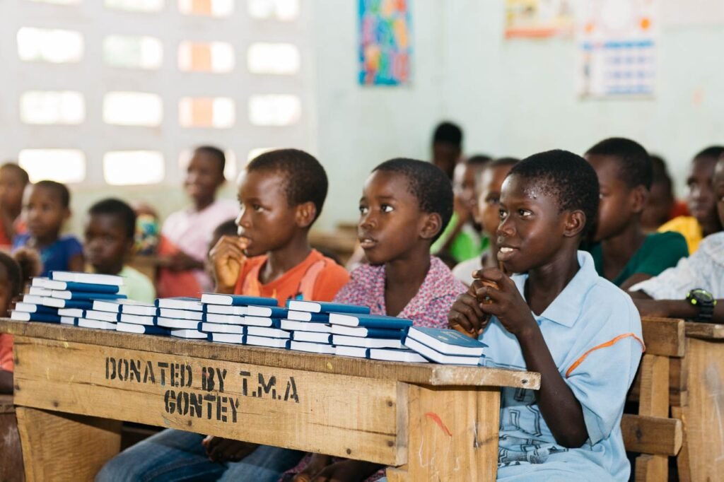 Bibles shared to all children at Gontei