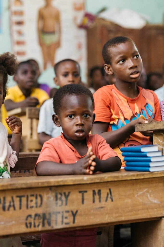 A little boy in Gontei