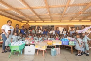 Group Picture of SMILE team and BBC COMMUNITY 2 NUBER 2 DAY CARE